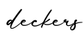 单词deckers书写