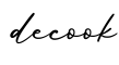 单词decook书写