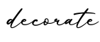 单词decorate书写