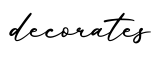 单词decorates书写