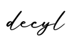 单词decyl书写