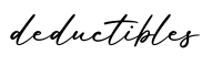 单词deductibles书写