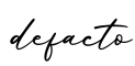 单词defacto书写