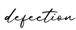 单词defection书写
