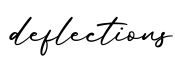 单词deflections书写