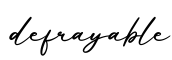单词defrayable书写