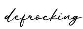 单词defrocking书写