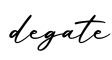 单词degate书写