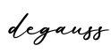 单词degauss书写