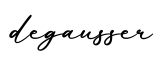 单词degausser书写