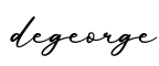 单词degeorge书写