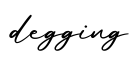 单词degging书写