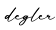 单词degler书写