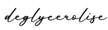 单词deglycerolise书写