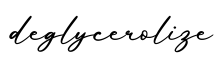 单词deglycerolize书写