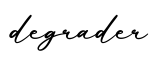 单词degrader书写