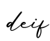 单词deif书写