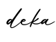 单词deka书写