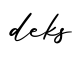 单词deks书写