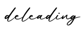单词deleading书写
