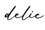 单词delic书写