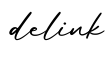 单词delink书写