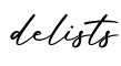 单词delists书写