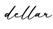 单词dellar书写