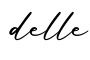 单词delle书写