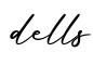 单词dells书写