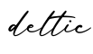 单词deltic书写