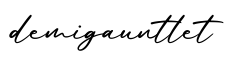 单词demigauntlet书写