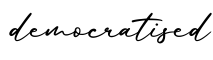 单词democratised书写