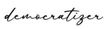 单词democratizer书写