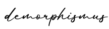 单词demorphismus书写