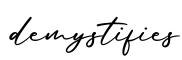 单词demystifies书写