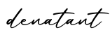 单词denatant书写