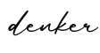 单词denker书写