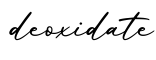 单词deoxidate书写