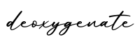 单词deoxygenate书写