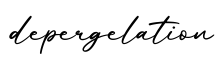 单词depergelation书写