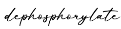 单词dephosphorylate书写