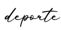 单词deporte书写