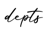 单词depts书写