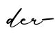 单词der-书写