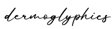 单词dermoglyphics书写