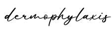 单词dermophylaxis书写