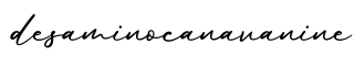 单词desaminocanavanine书写