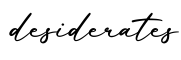 单词desiderates书写
