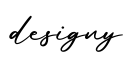 单词designy书写